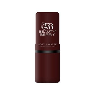 Beauty Berry Soft & Matte Moisturizing Velvet Lipstick For Women - Long-Lasting, Hydrating, High-Pigment Color. (Shade 17)
